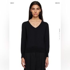NWT -APC Cotton Cashmere v neck sweater -Size L